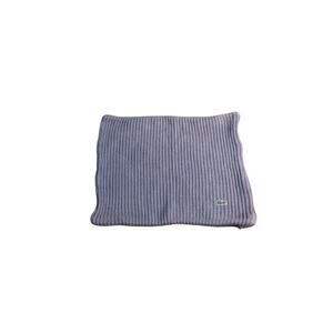 Lacoste Pillowcase Sham Grey Gray Knit 17.5”x14” Zip